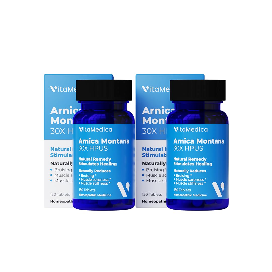 VitaMedica Arnica 30X tablets under tongue for quick relief after injury.