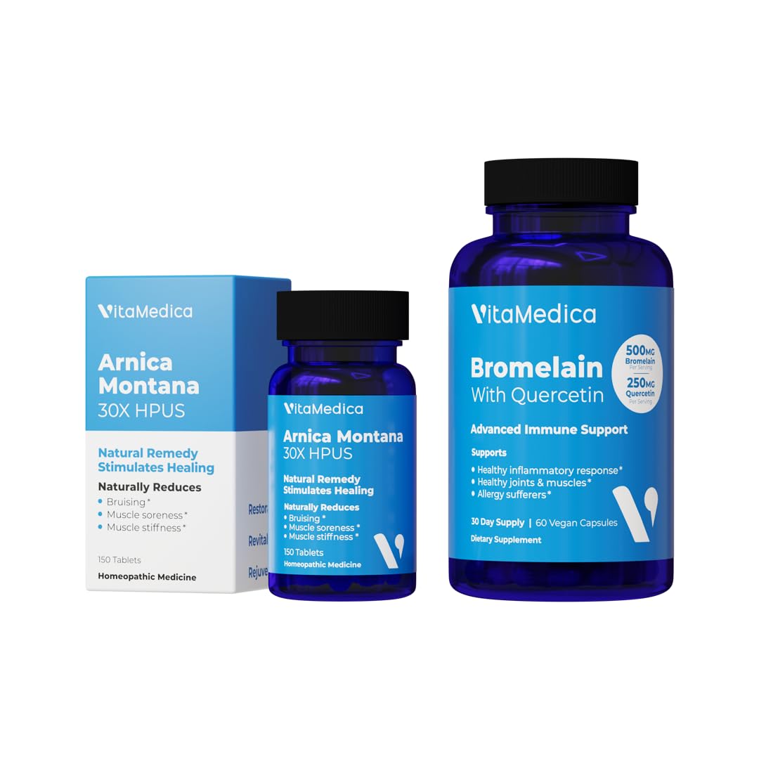 VitaMedica Arnica Montana 30X tablets dissolving under the tongue for easy dosing