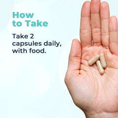 VitaMedica product with leaf icon suggests natural botanical blend.