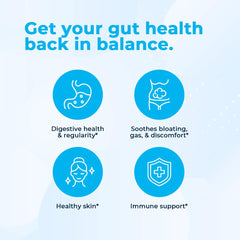 VitaMedica Probiotic-8 capsules visible, easy-to-swallow for daily use