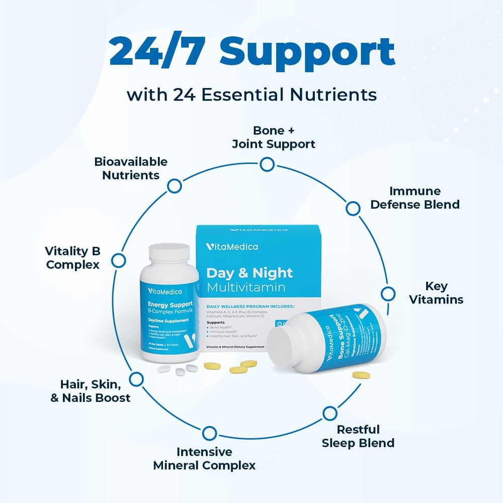 VitaMedica Mental Clarity energy capsules for focus during tasks.