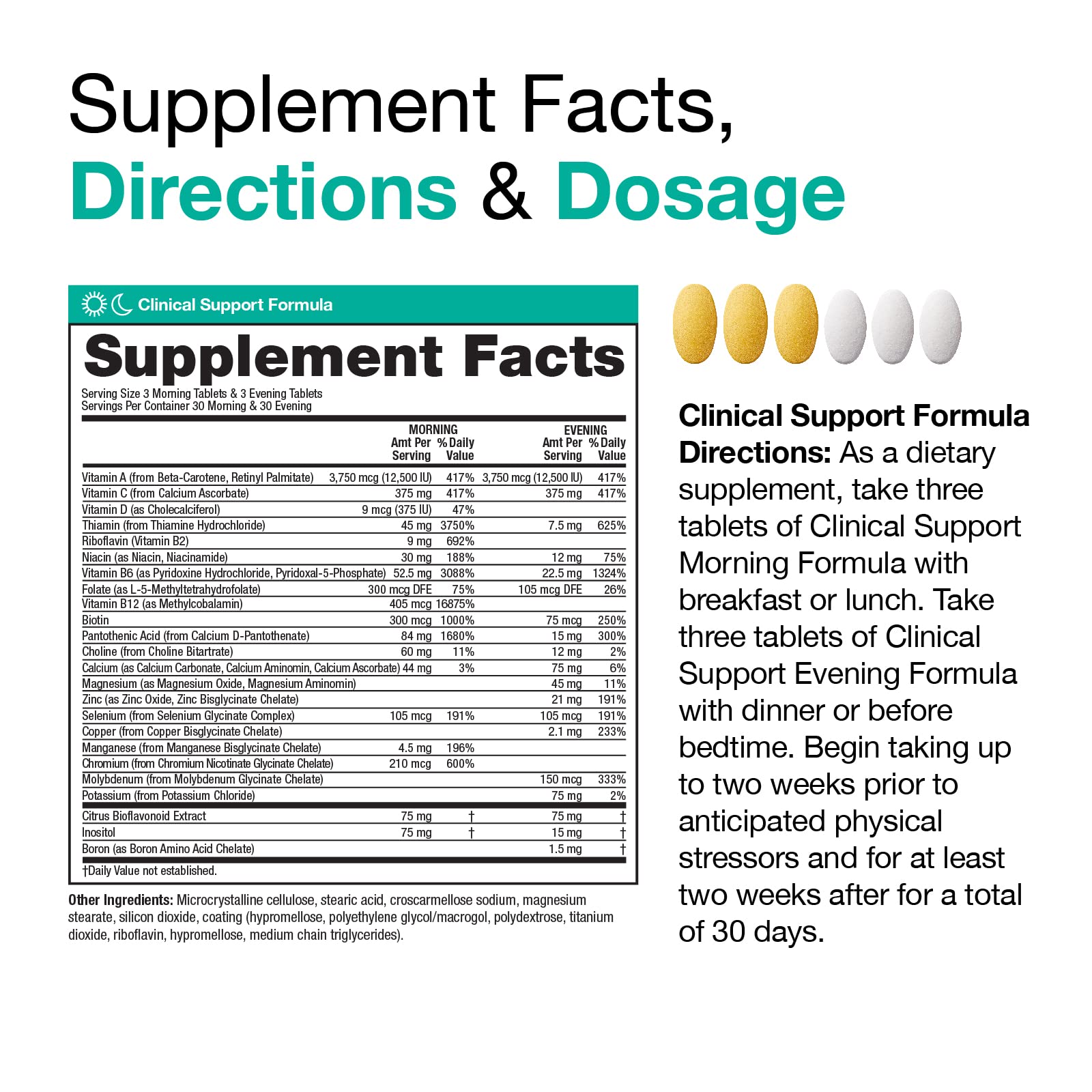 VitaMedica Vitamin A and B complex bottle for supporting recovery needs