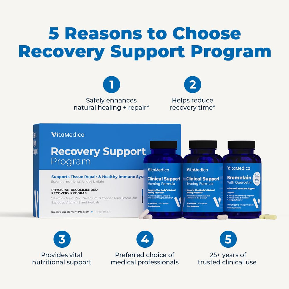 VitaMedica vitamin A capsule illustrating potential tissue repair support.