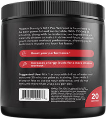 Vitamin Bounty GX7 Gym Scene featuring refreshing watermelon flavor during training.