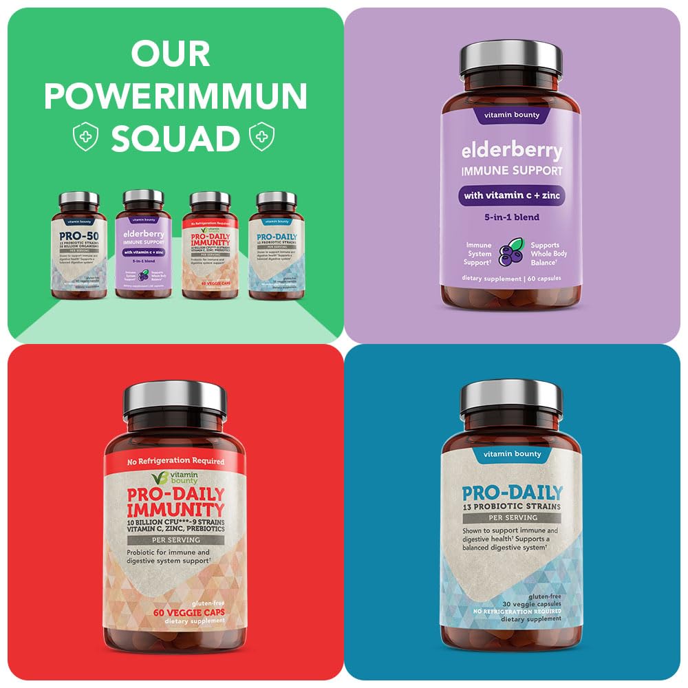 Vitamin Bounty Pro-50 storage shelf emphasizing freshness and proper storage