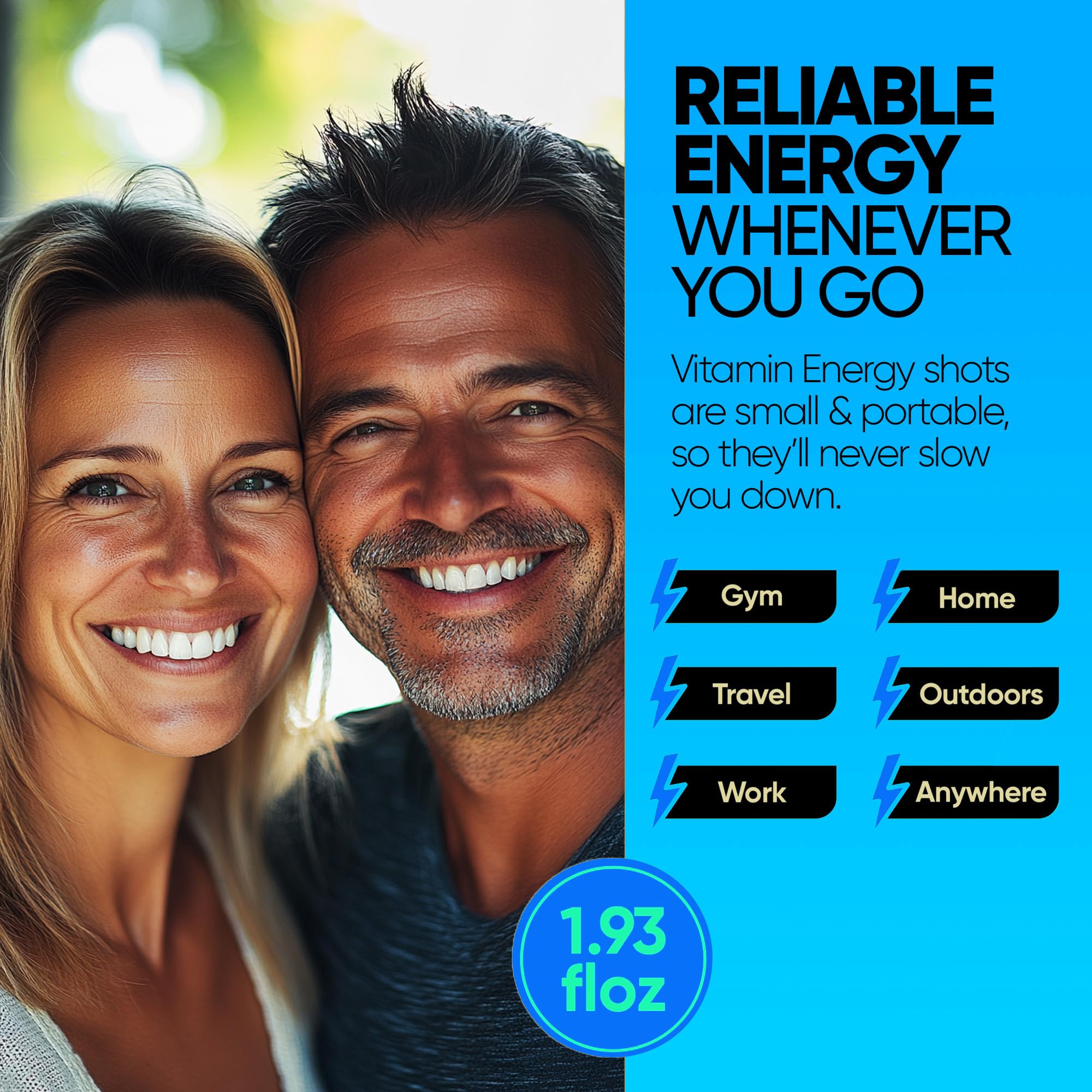 Vitamin Energy Hydration+ 260mg caffeine label close-up