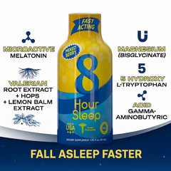 Display of Vitamin Energy Sleep Shot 48-pack packaging for convenient nightly use.