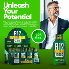 Vitamin Energy B12 Overload grape energy boost in action
