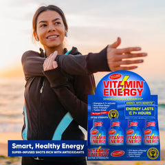 SQF-certified facility logo associated with Vitamin Energy production