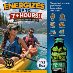 Vitamin Energy botella detalle etiqueta con información clara