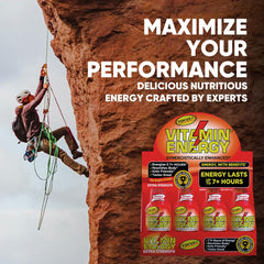 Office worker grabs Vitamin Energy Focus+ for an afternoon productivity lift.