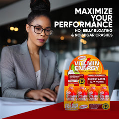 Vitamin Energy Focus+ zero sugar claim on the front pack.
