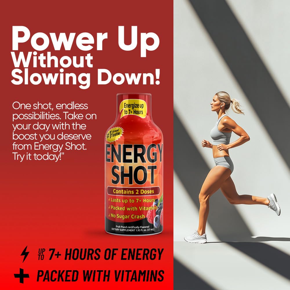 Serving scene with Vitamin Energy Fruit Punch demonstrates two-serving option.