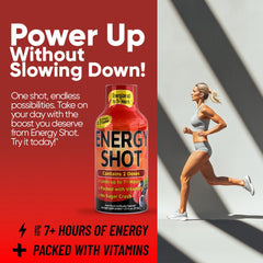 Serving scene with Vitamin Energy Fruit Punch demonstrates two-serving option.