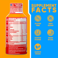 Vitamin Energy Immune+ Orange Burst 48-pack front shows convenient on-the-go energy.