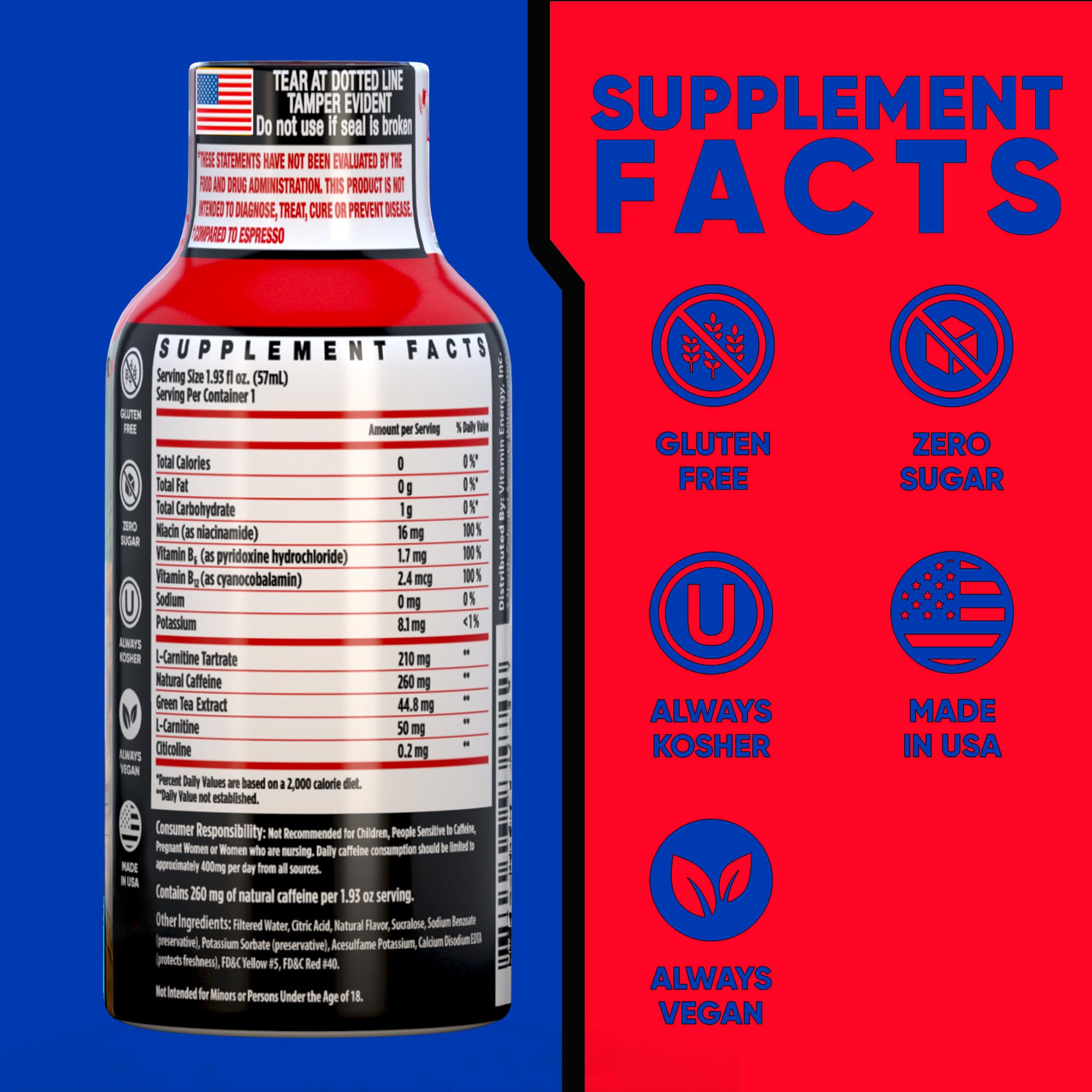 Vitamin Energy Immune+ box on display highlights immunity and focus support