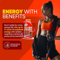 Vitamin Energy Immune+ compact bottle ready for travel or on-the-go use