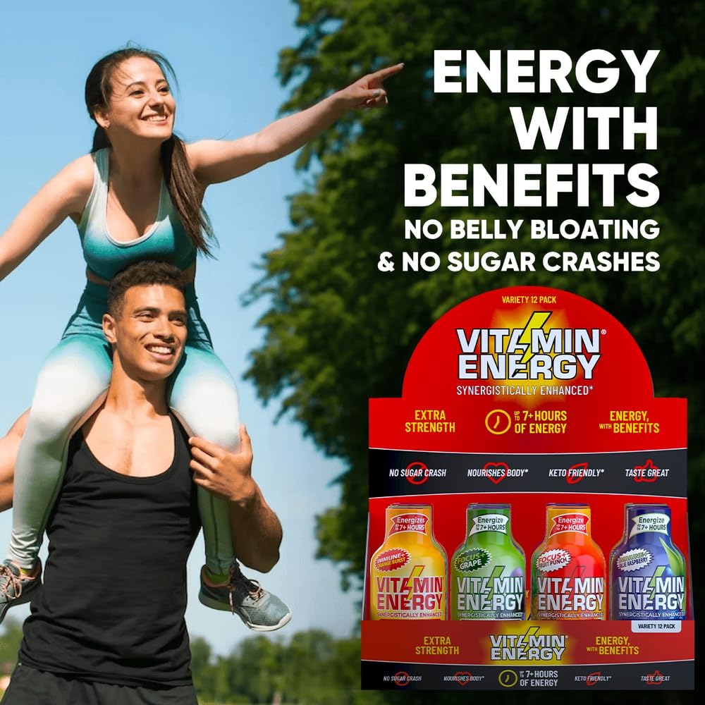 Vitamin Energy immune-support blend label emphasizes immune-friendly ingredients and metabolism support.