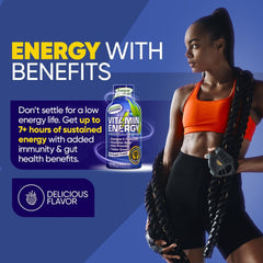 Vitamin Energy Immune+ green tea hint suggesting natural energy support