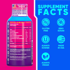 Vitamin Energy shot pour demonstrates fast-acting caffeine delivery