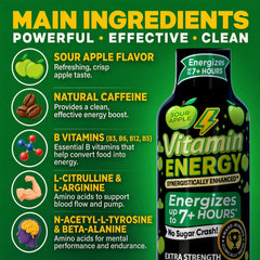 Vitamin Energy: textura efervescente sugiere sabor refrescante y rápida absorción.