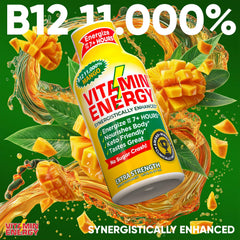 Vitamin Energy zero sugar icon emphasizes keto-friendly, no-calorie energy option