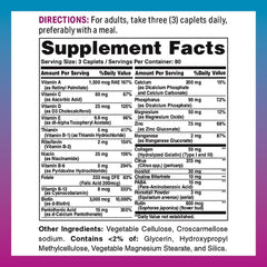 Vitamin World caplets close-up showing glossy coating for skin support.