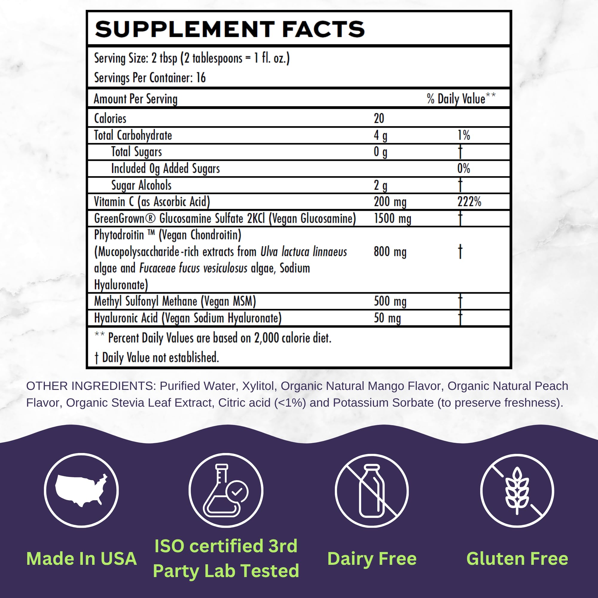 Vitaminally Joint Nourish hyaluronic acid image emphasizing joint hydration.