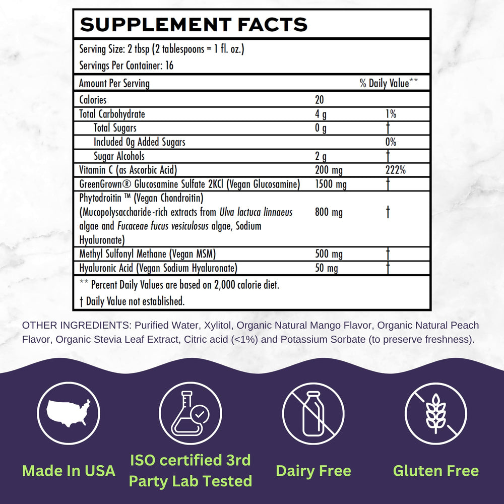 Vitaminally Joint Nourish hyaluronic acid image emphasizing joint hydration.