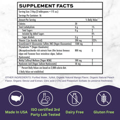 Vitaminally Joint Nourish hyaluronic acid image emphasizing joint hydration.