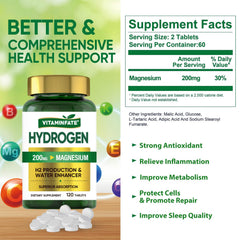 VITAMINFATE hydrogen water glass promotes mental clarity and steady daily energy.