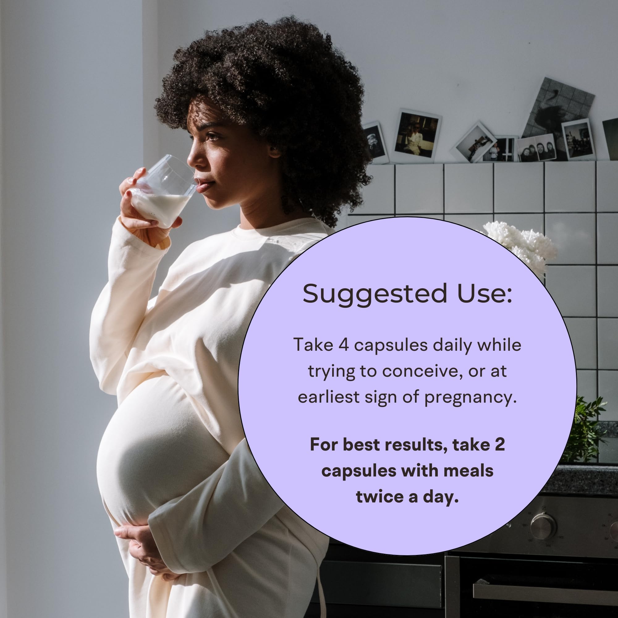 VitaminIQ choline-tmg dosage image displaying 350 mg choline for brain development support