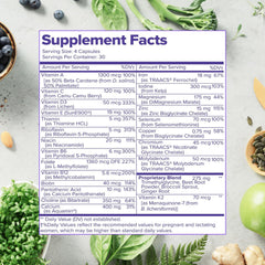 VitaminIQ vegan, allergen-free prenatal formula suitable for gluten, soy, dairy-free needs