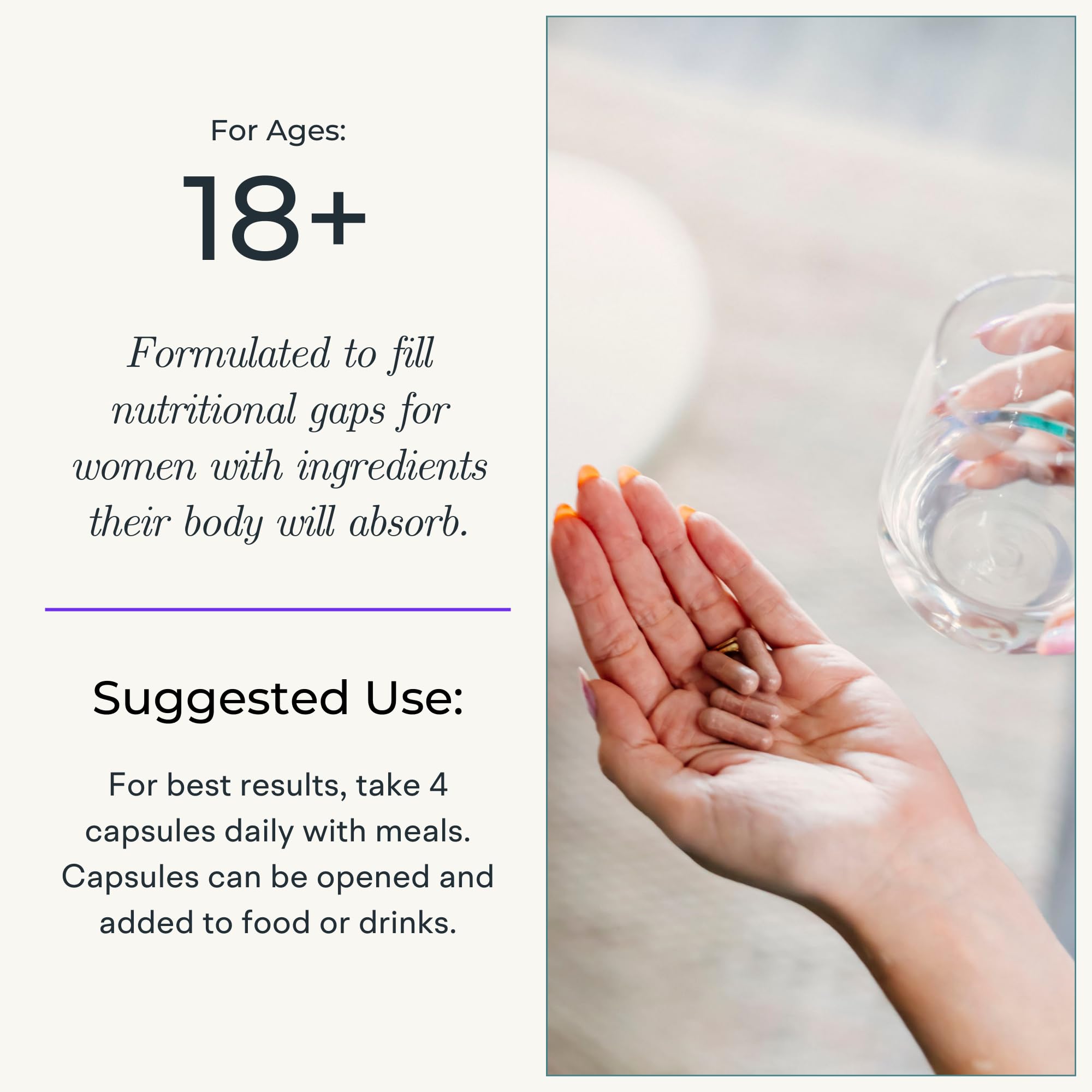 VitaminIQ vegan, gluten- and dairy-free daily multivitamin.