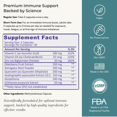 VitaminIQ Immune Support packaging box on shelf
