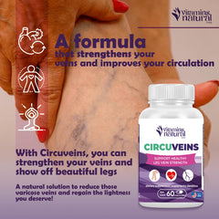 Packaging box conveys clean, organic formula for daily vascular care.