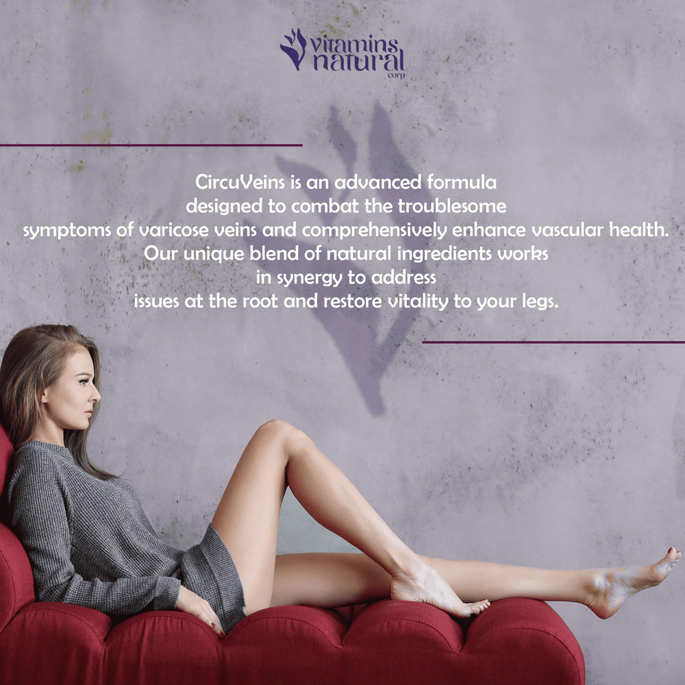 VITAMINS NATURAL CORP CircuVeins on surface for easy daily use.
