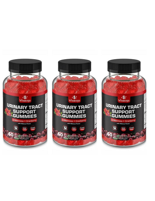 VITAMIZED Potent Cranberry Gummies jar for urinary health support