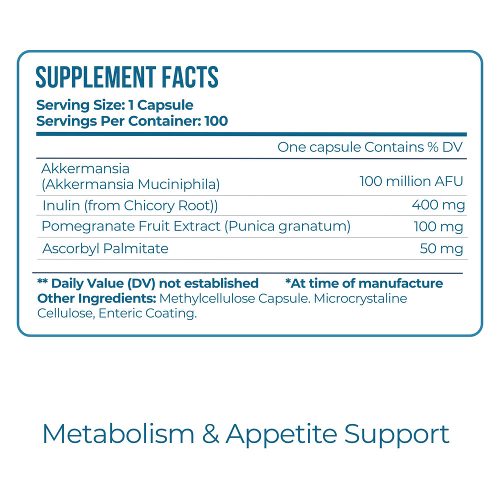 Vitamo probiotic label graphic depicts enteric-coated capsule journey