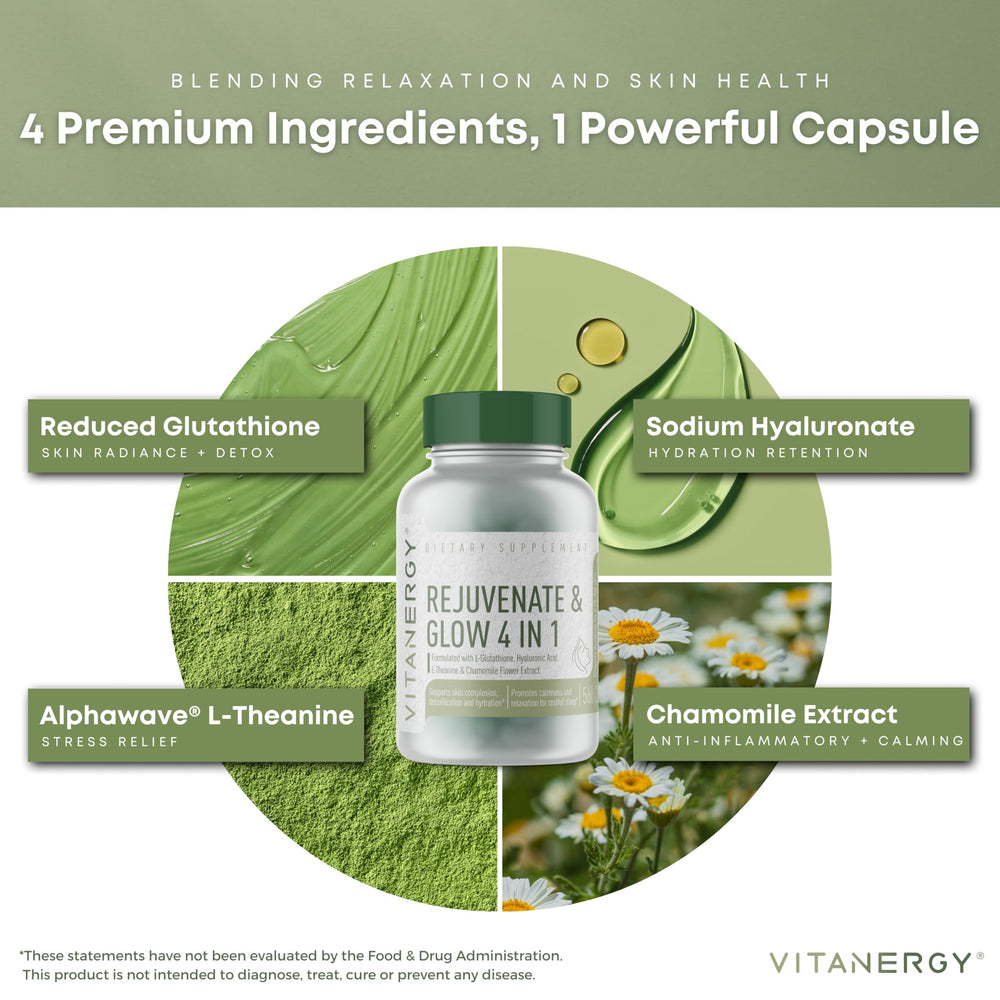Vitanergy Beauty Sleep label detail communicates clean vegan, non-GMO quality.