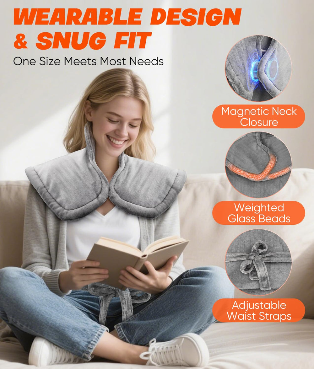 VITANEST soft flannel fabric feels gentle on skin for extended use.