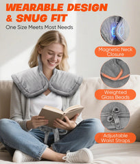 VITANEST soft flannel fabric feels gentle on skin for extended use.
