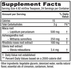 Vitanica Adrenal Tonic bottle-front highlights the product on the shelf.