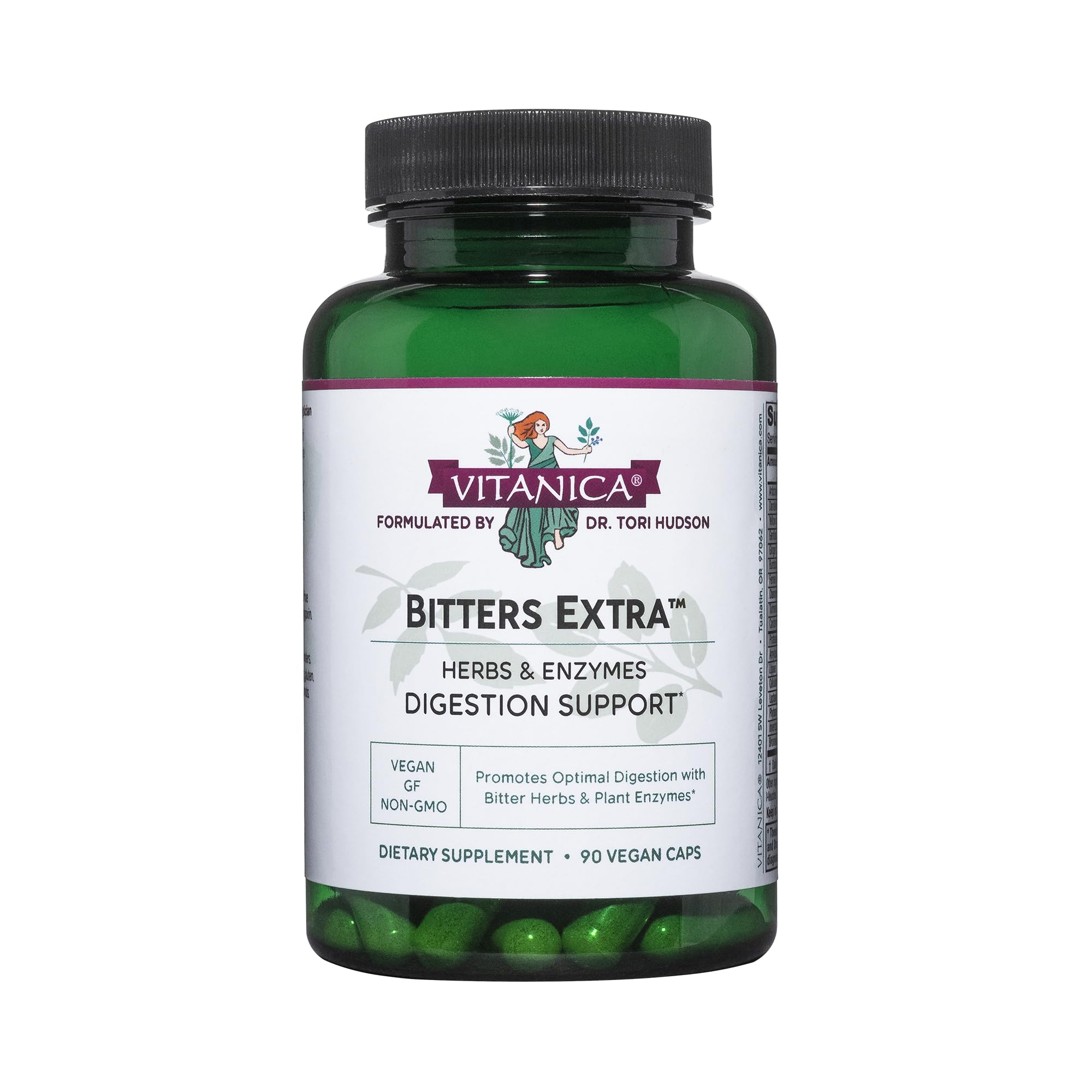 Vitanica Bitters Extra bottle pour supporting gentle digestion after meals