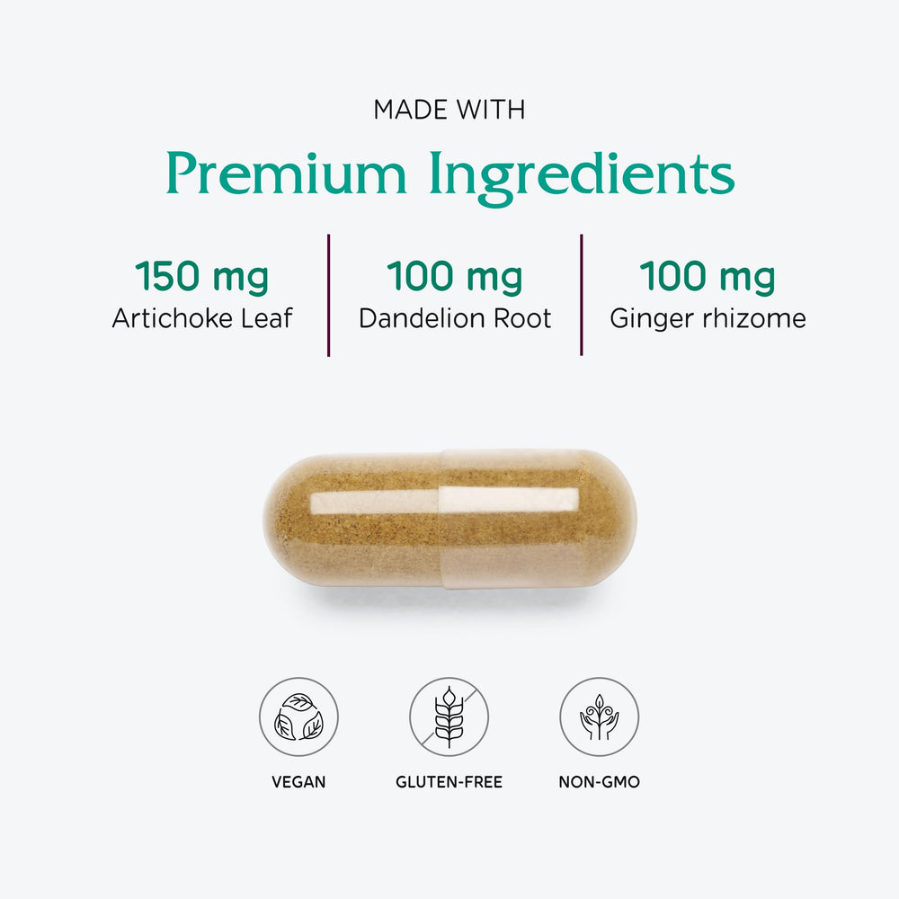Vitanica Bitters Extra label detail highlighting additive-free vegan formula