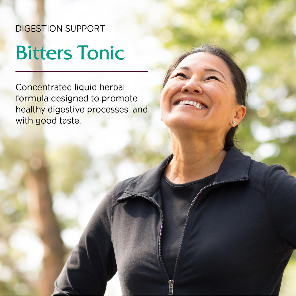 Vitanica Bitters Tonic label with vanilla orange branding appeals to natural wellness.