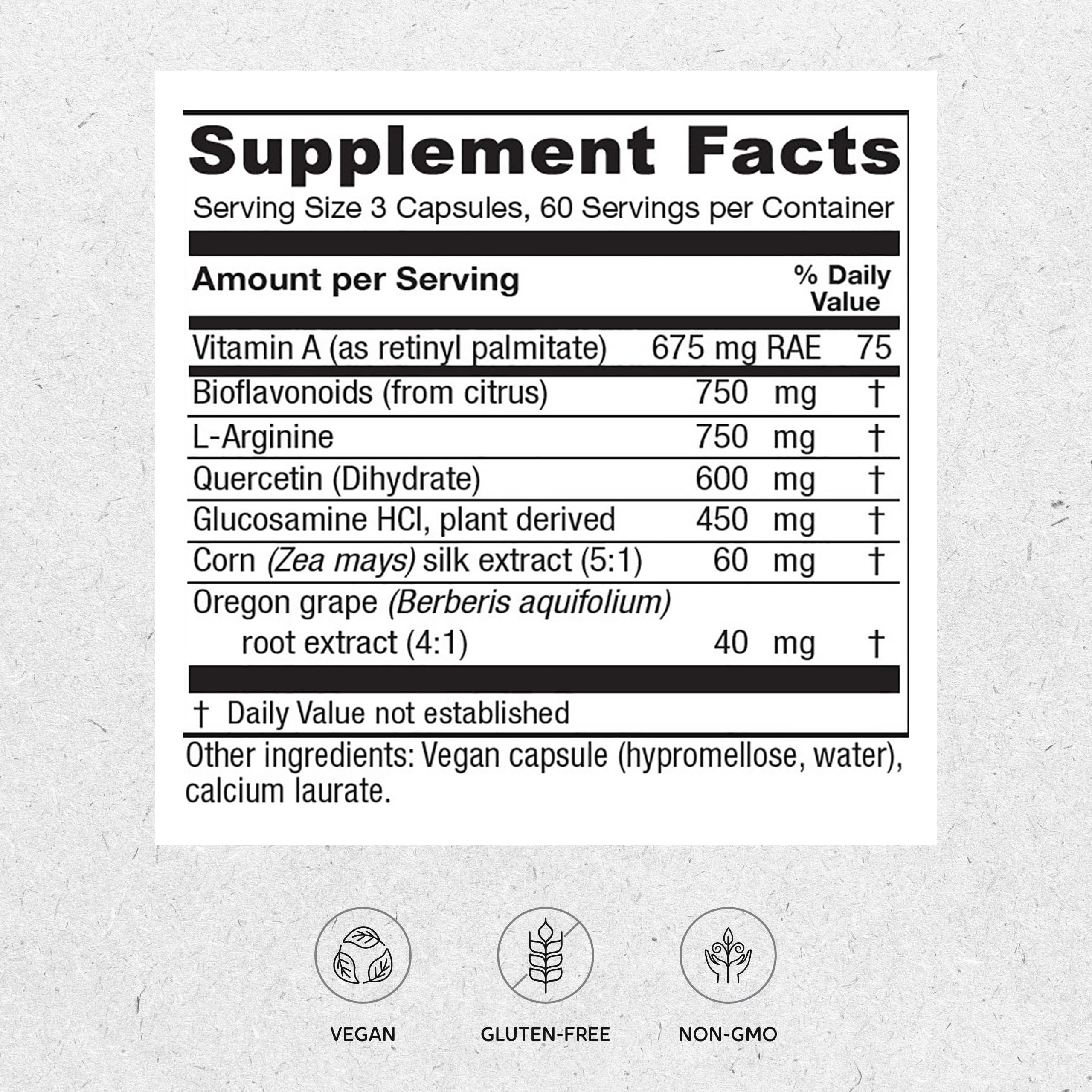 Vitanica Bladder Ease capsules close-up illustrating easy-to-take urinary health support.