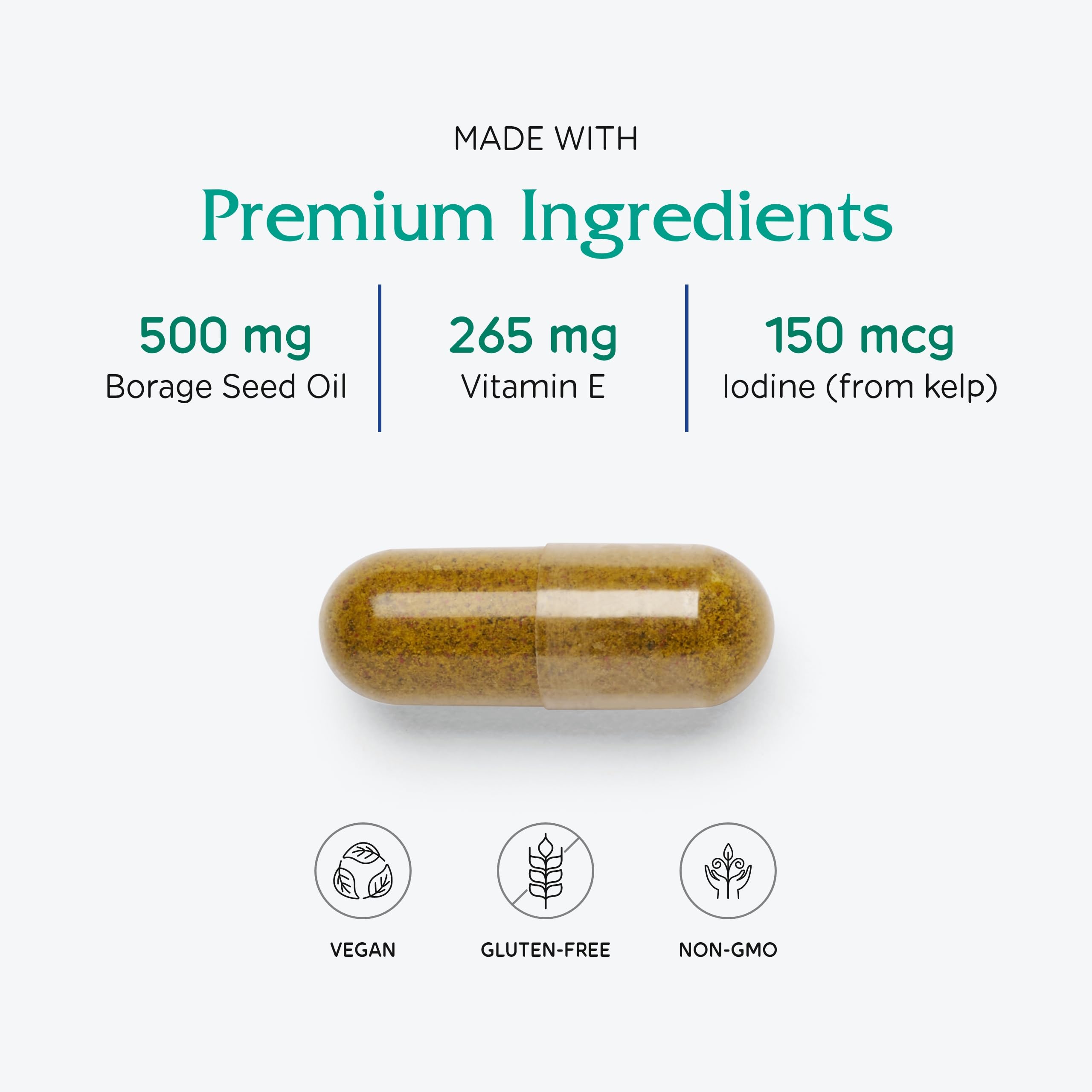 Vitanica Breast Cycle Blend capsules highlight a vegan, plant-based approach to daily wellness.