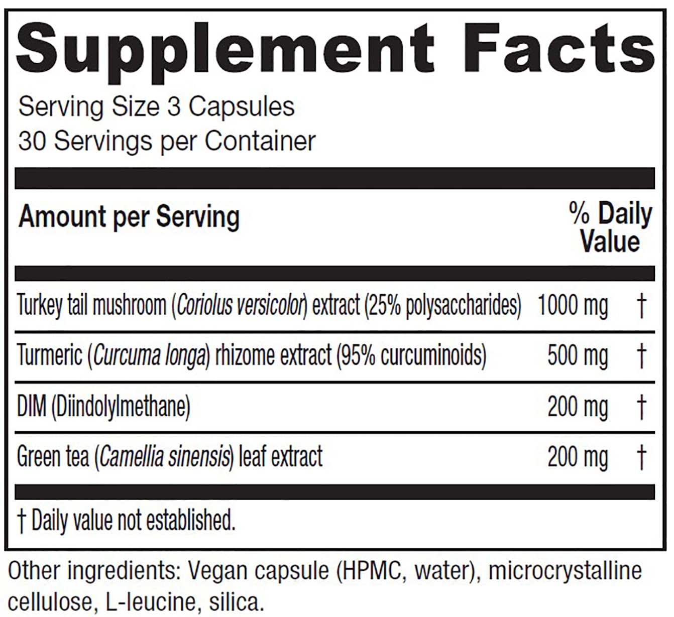 Close-up of Vitanica CCDG Blend capsules for daily wellness