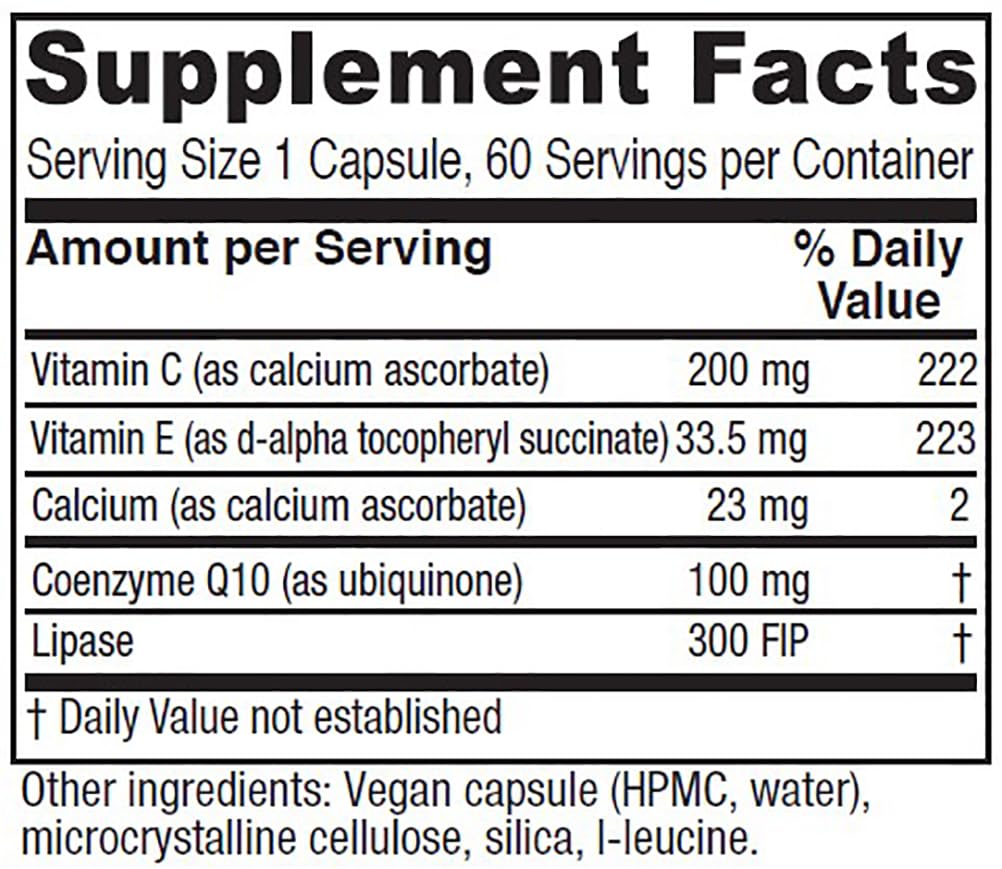 Vitanica CoQ10 Extra 100 mg label on bottle emphasizing potency